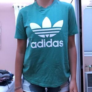 Green Adidas T-shirt